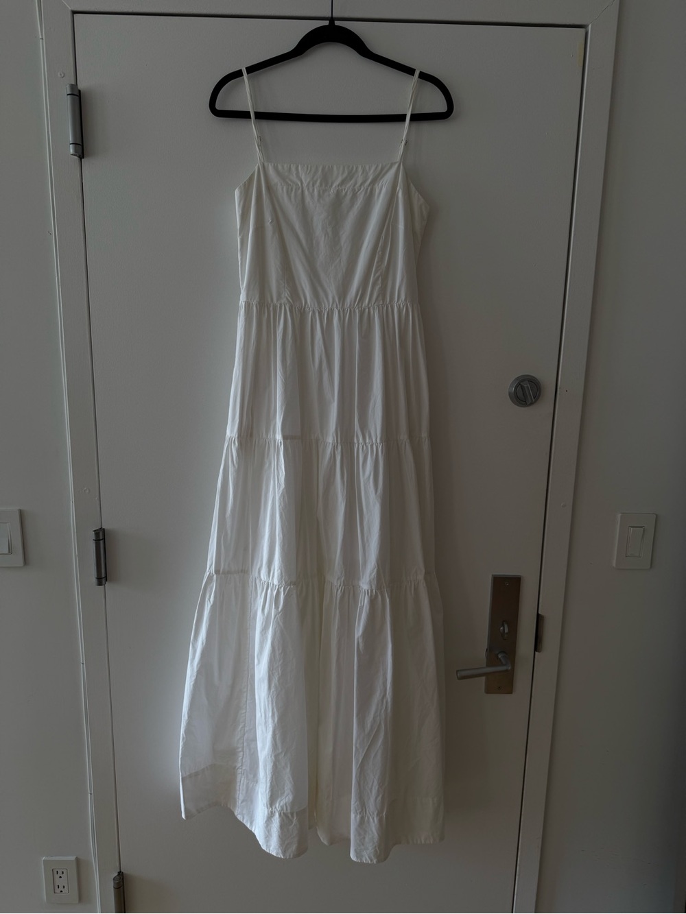 Nicholas White Spaghetti-Strap Maxi Dress - Classic Summer Style